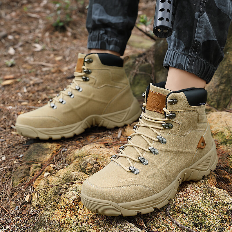 Large yard high-heeled boots outdoor sports shoes for men