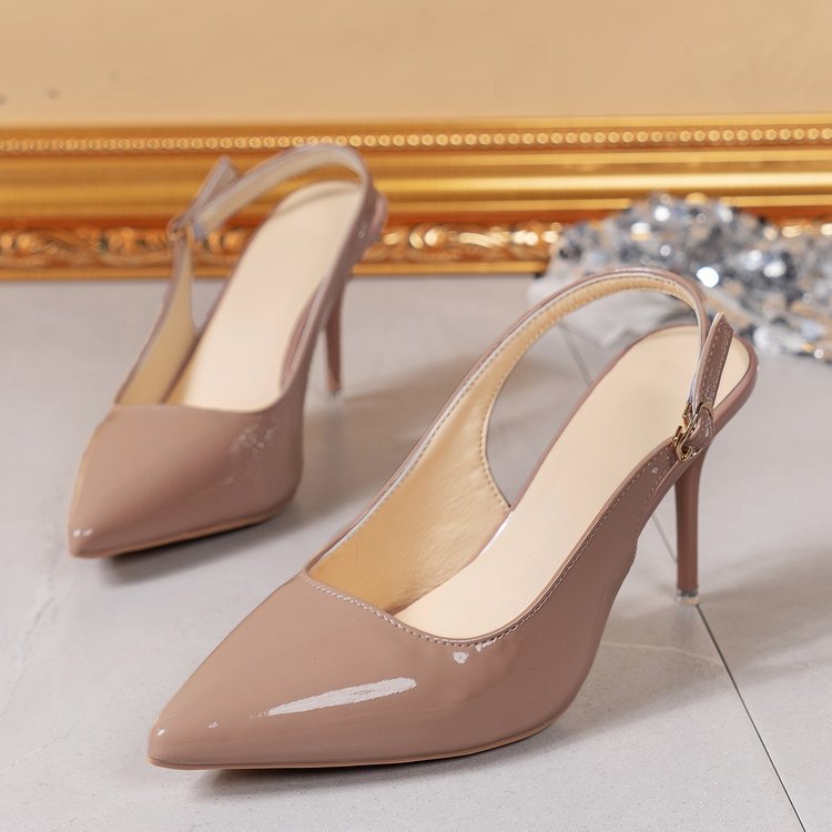 Pointed sandals fine-root high-heeled shoes for women