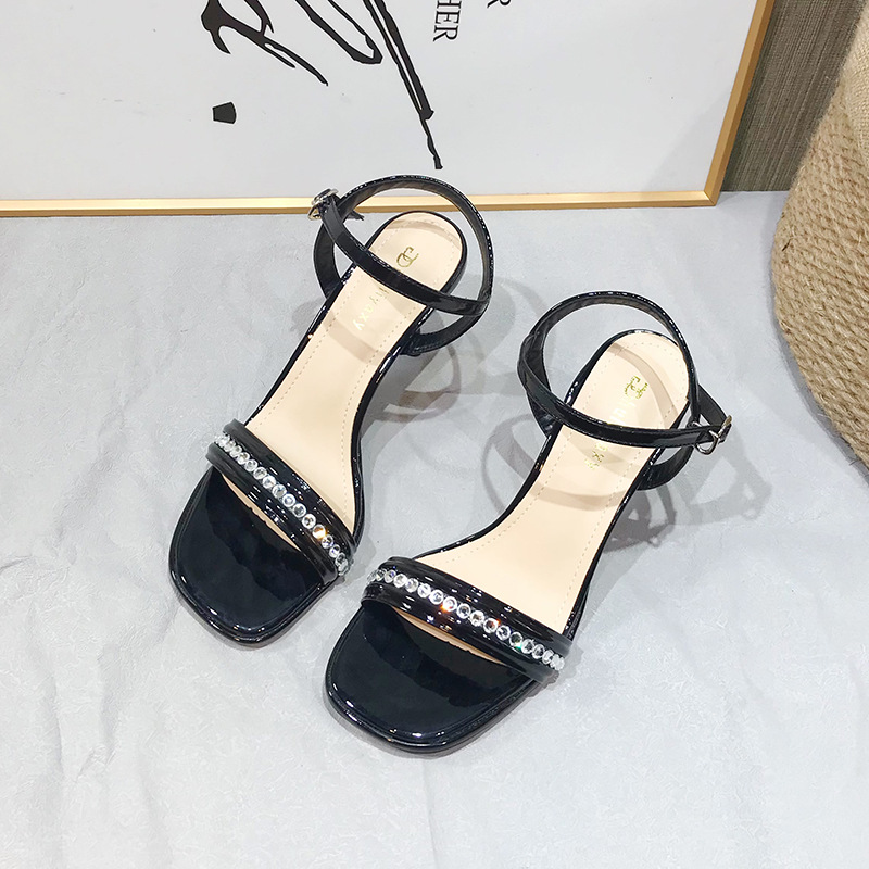 Fine-root high-heeled shoes summer sandals for women
