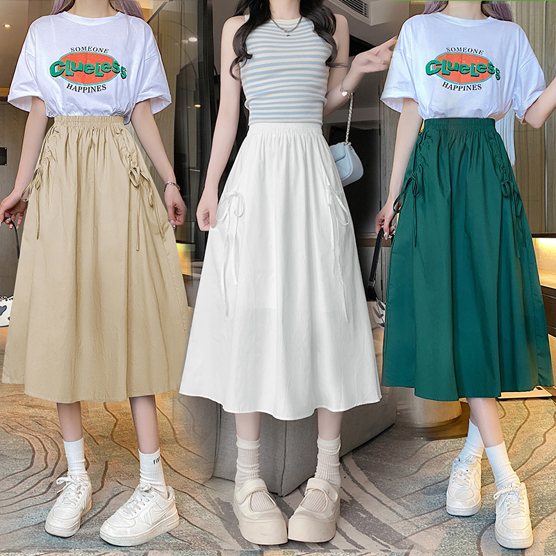 A-line summer short skirt maiden skirt
