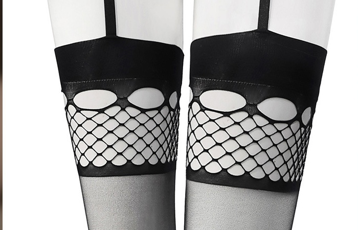 Through the meat mesh Sexy underwear enticement stockings
