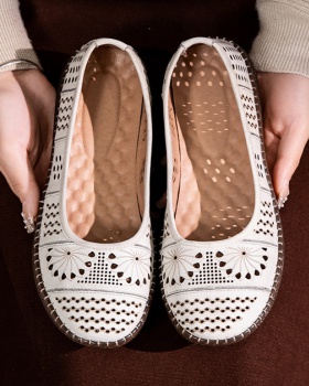 Soft soles hole shoes hollow sandals for women
