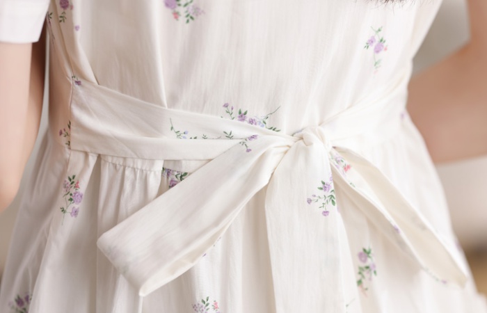 Temperament slim long dress floral Casual dress for women