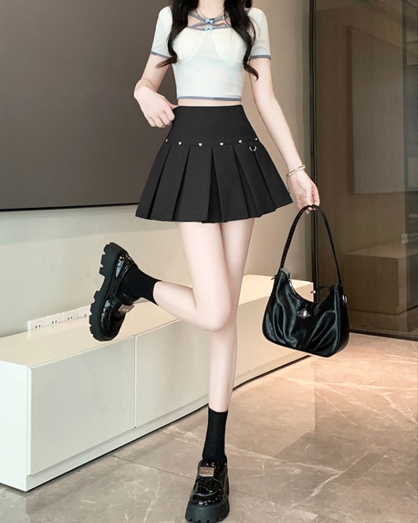 Fashion all-match work clothing A-line high waist skirt