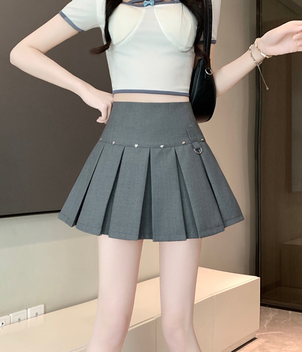 Fashion all-match work clothing A-line high waist skirt