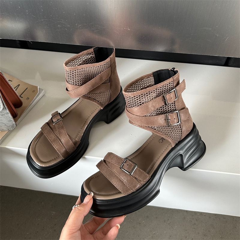 High-heeled summer summer boots heighten sandals for women
