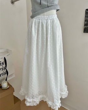 Fungus lace France style sweet spring and summer skirt