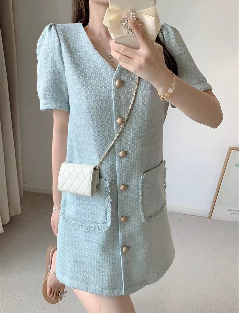 Korean style spring and summer temperament lady Casual dress