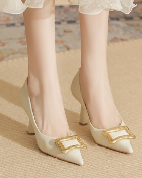 Low shoes fine-root high-heeled shoes for women