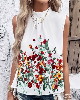 Spring and summer sleeveless tops for women