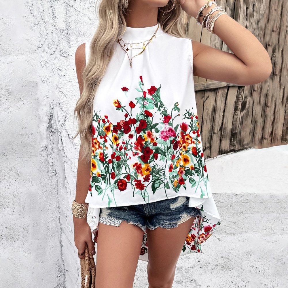 Spring and summer sleeveless tops for women