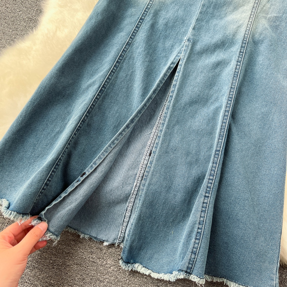 Retro waistcoat fashion skirt 2pcs set for women