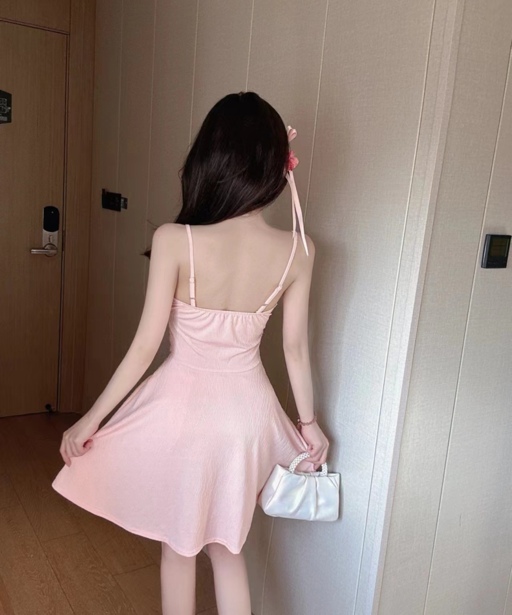 Retro sexy bottoming dress sling big skirt cheongsam