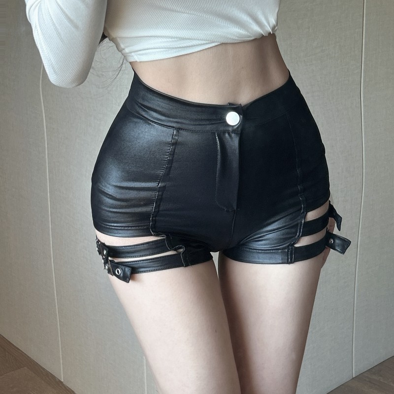 Low-waist spicegirl elasticity bar sexy shorts for women
