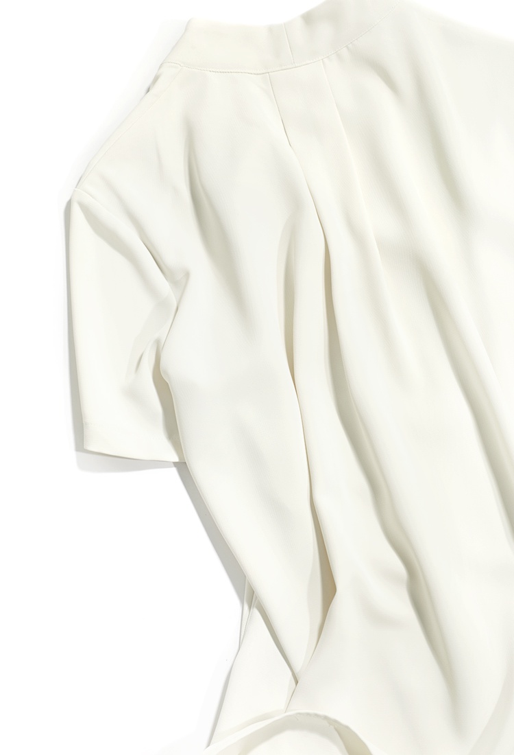 Light profession short sleeve shirt commuting gray tops for women