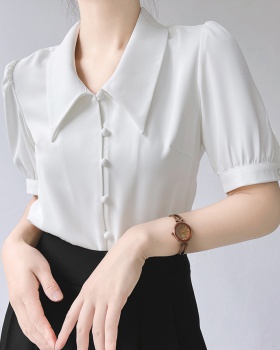 Chiffon profession shirt summer France style tops for women