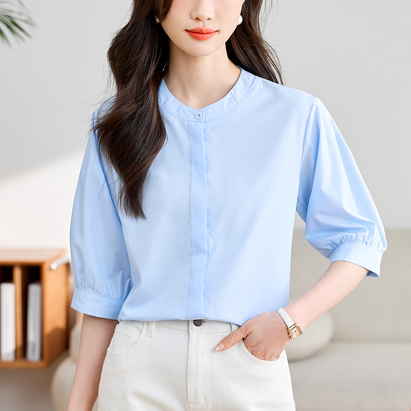 Refinement tops Korean style shirt for women