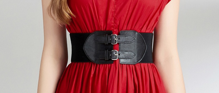Hepburn style V-neck corset slim dress for women
