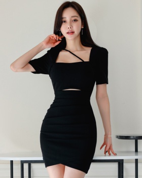 Package hip Korean style short sexy summer slim dress