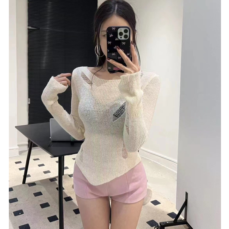 Spring and summer tops sweater for women
