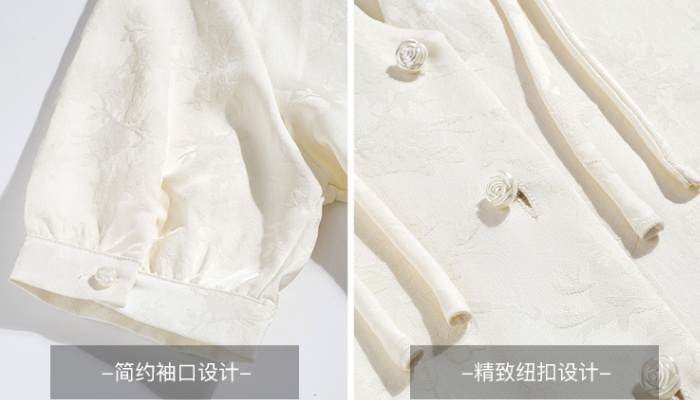 Summer Chinese style tops short sleeve retro shirt