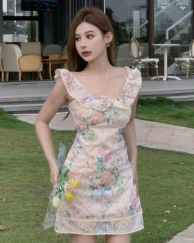 Sweet enticement floral fashion dress for women
