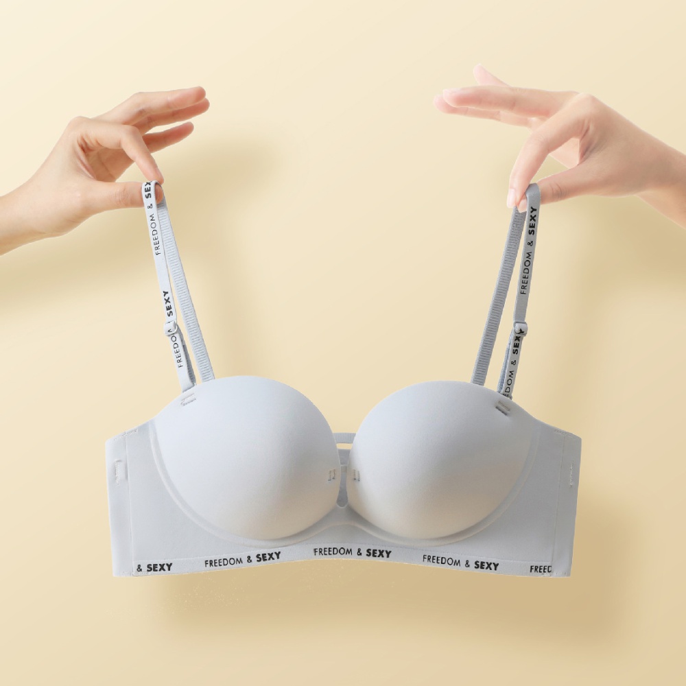 Invisible big Bra fashion letters underwear for women