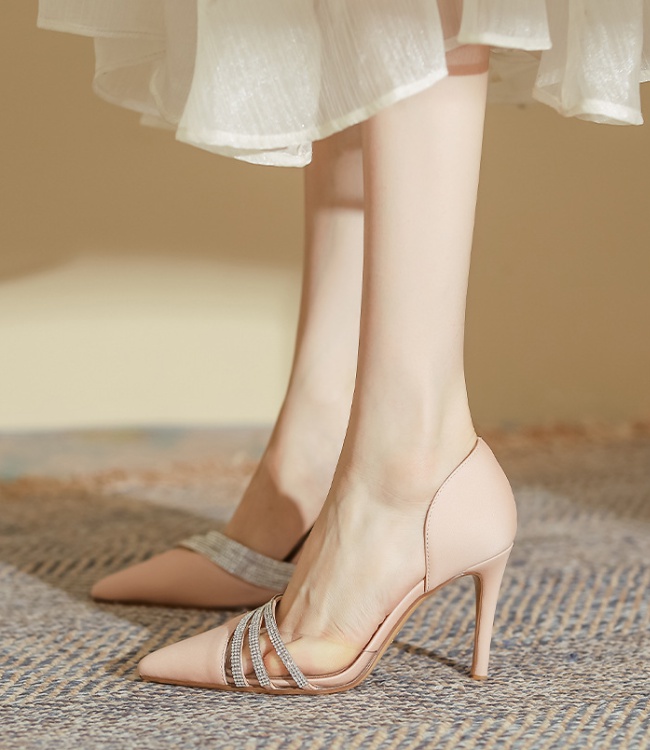 Fine-root high-heeled shoes sandals for women