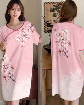 Spring and summer pajamas fashion night dress for women
