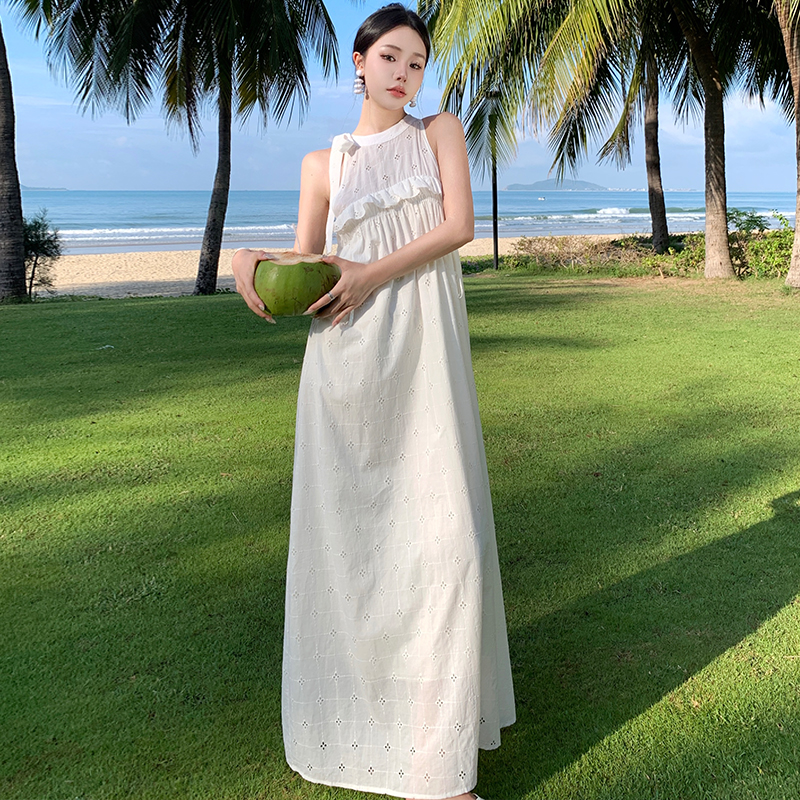 Chinese style dress tender sleeveless dress for women