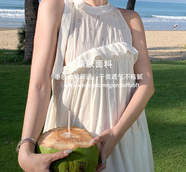 Chinese style dress tender sleeveless dress for women
