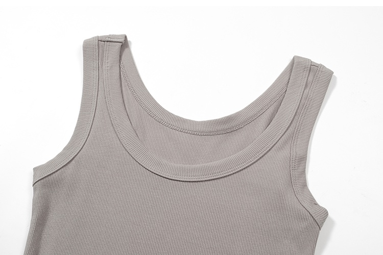 Sling summer sleeveless vest slim short tops for women