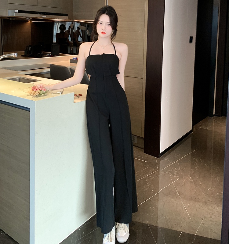 Travel enticement vacation sling jumpsuit