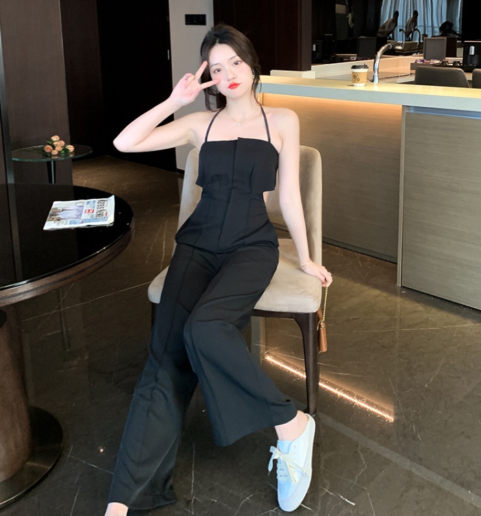 Travel enticement vacation sling jumpsuit
