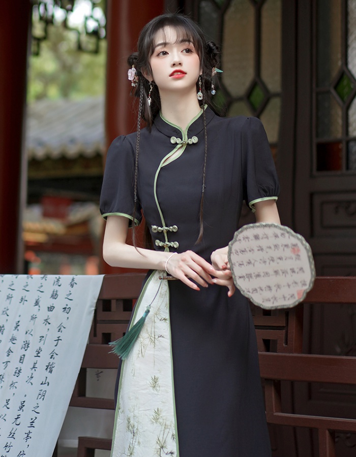 Slim Chinese style dress temperament cheongsam for women