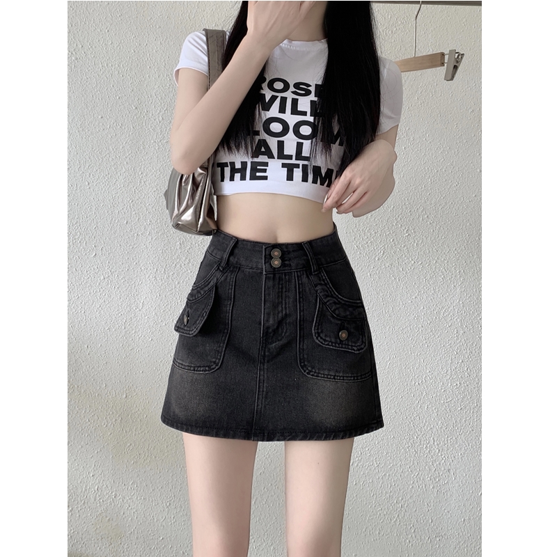 A-line Cover belly pants summer skirt for women