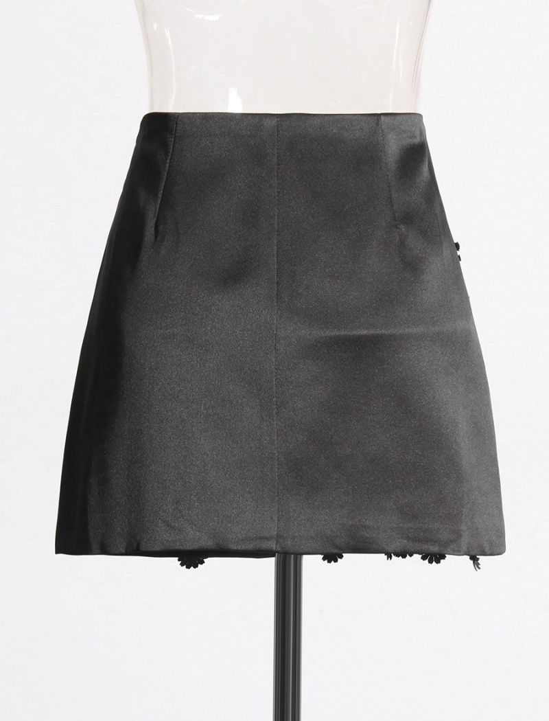 Sexy jacquard short skirt package hip skirt for women