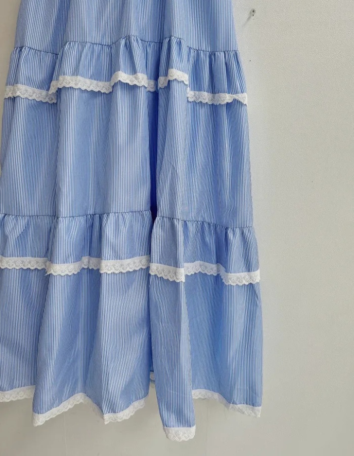 A-line Korean style cake summer Casual tender skirt