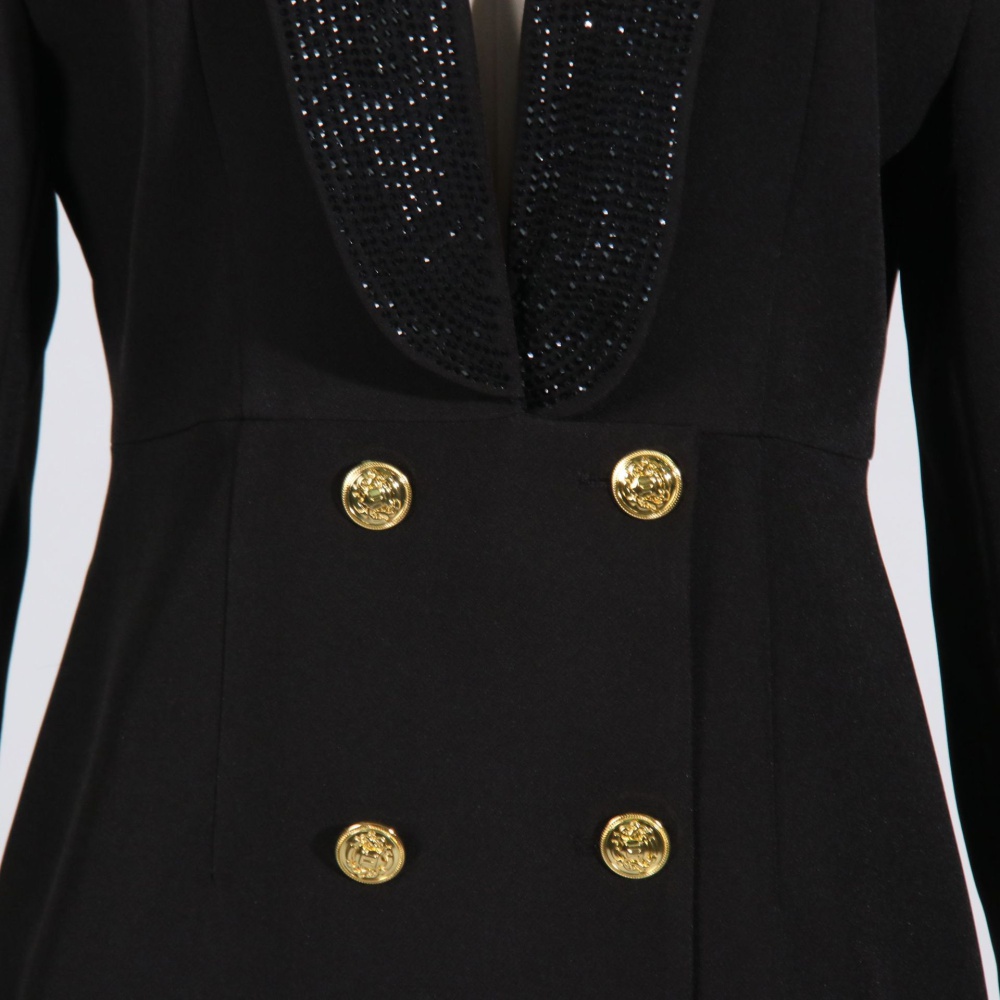 V-neck halter coat beading fashion business suit