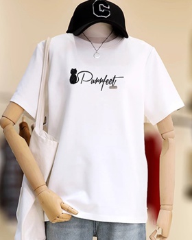 Short sleeve spring and summer T-shirt for women