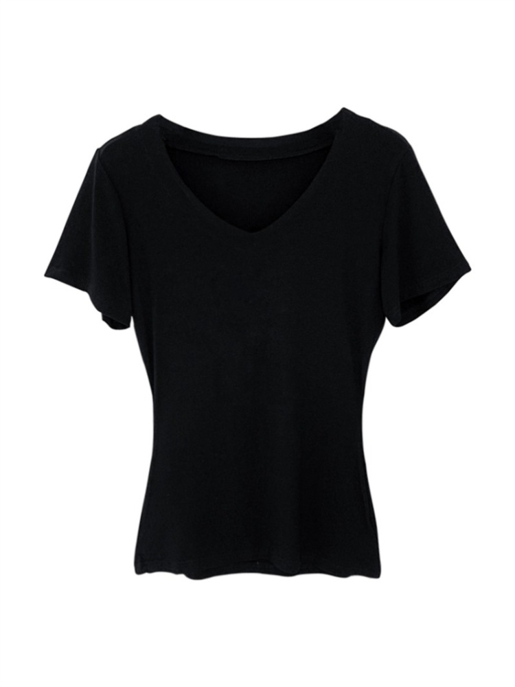 Spring and summer slim T-shirt Casual tops for women