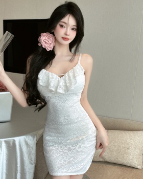 Slim sexy dress sling lace T-back for women