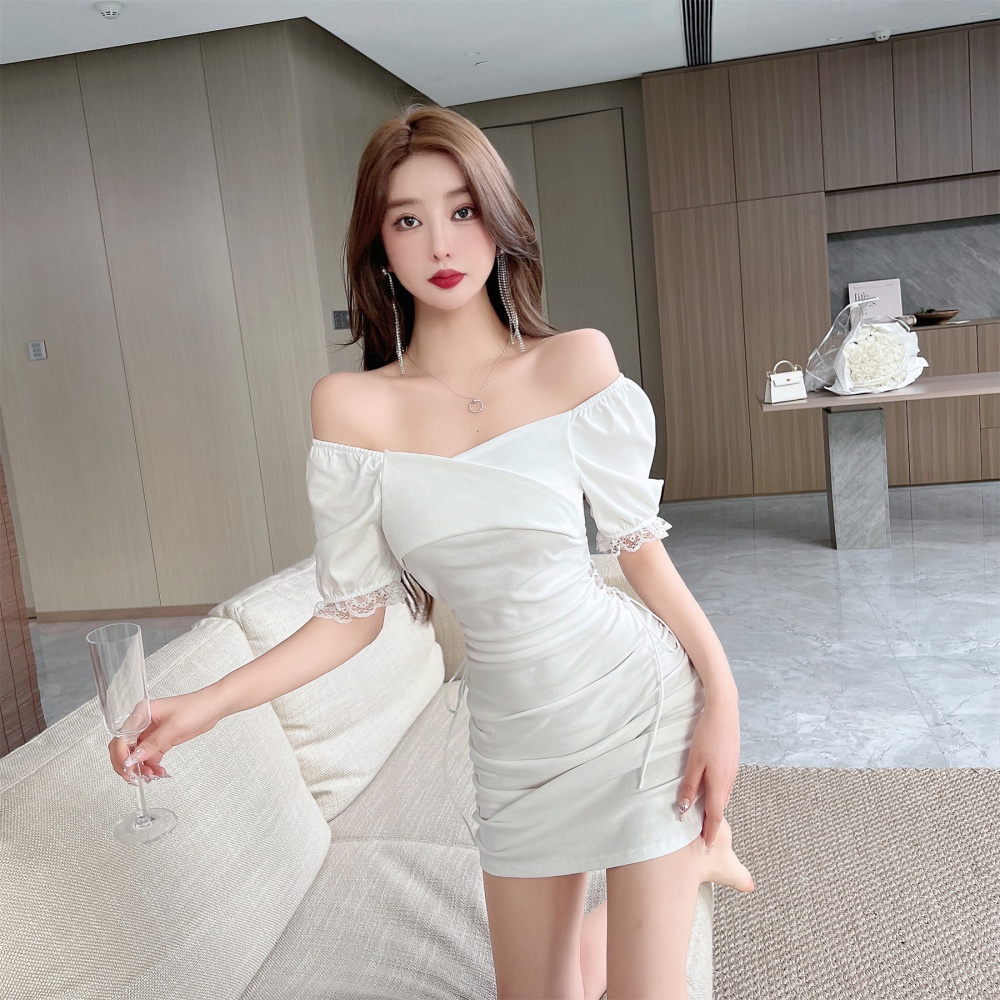 Package hip bottoming tight sexy cotton elasticity dress
