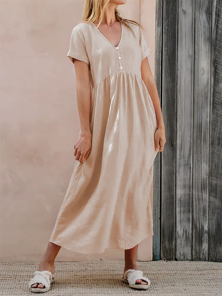 Loose summer pure European style elegant dress