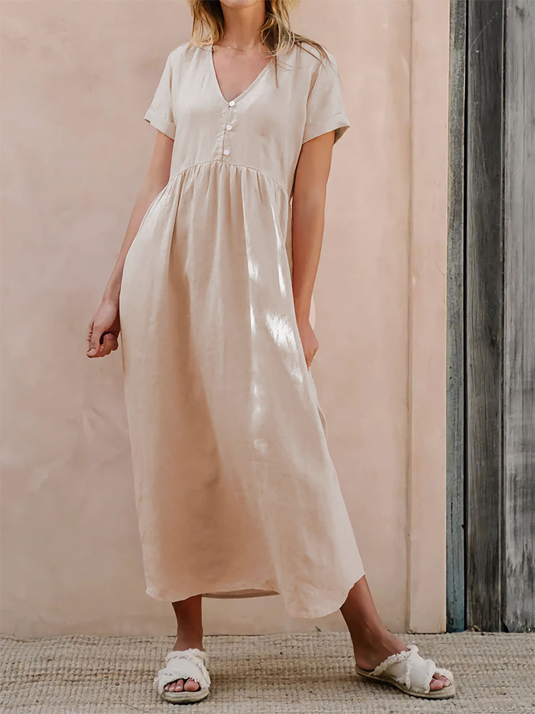 Loose summer pure European style elegant dress