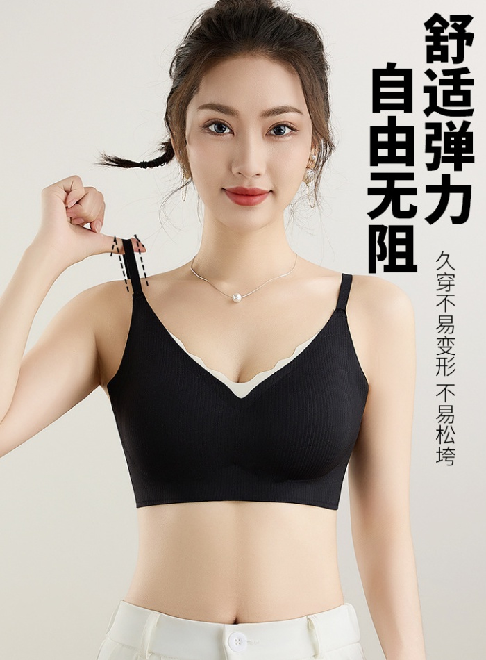 Brace tracelessness Bra beauty back underwear