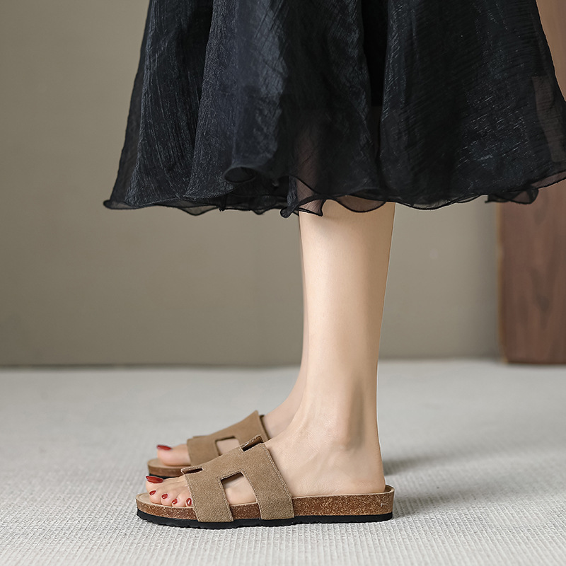 All-match shoes thick crust slippers for women