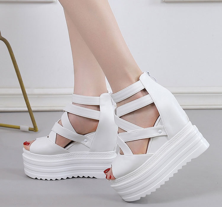 Rome trifle sandals heighten white artifact