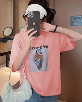 Short sleeve Korean style show young T-shirt for women