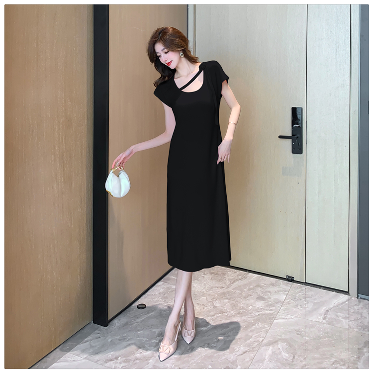 Temperament long dress Korean style dress for women